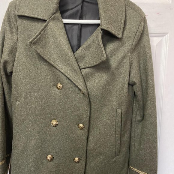 Silvian Heach-Guess green coat - Picture 3 of 3